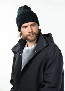 Haveno Beanie Bequeme Uni-Mütze mit Umschlag