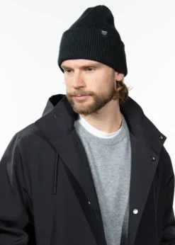 Haveno Beanie Bequeme Uni-Mütze mit Umschlag