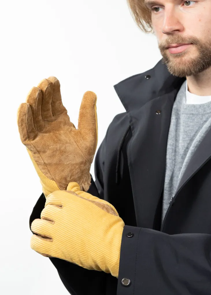 Hugner Gloves Herrenhandschuhe aus Wildleder