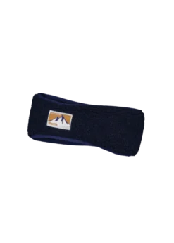 Isafjord Headband Unisex-Stirnband aus Teddy-Imitat mit BARTS-print