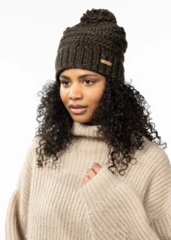 Jasmin Beanie Klassische Strickmütze für Damen