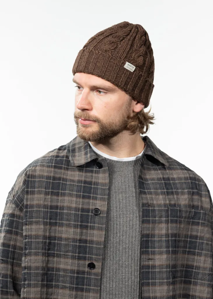 Kaen Beanie Herren Mütze mit Zopfmuster