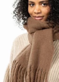 Keridda Scarf Damen-Weichschal mit Fransen