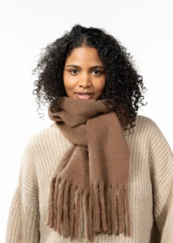 Keridda Scarf Damen-Weichschal mit Fransen