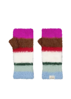 Kumana Fingerless Gloves Fingerlose Fäustlinge mit Streifen