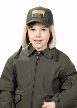 Kyan Cap Gefutterte Kindermütze mit Ohrenklappen