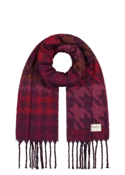 Landina Scarf Damenschal mit Muster und Fransen