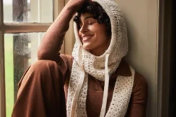 Lilhid Hood Grobe Strickkapuze