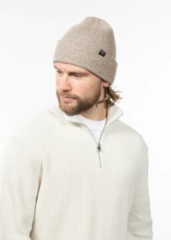 Makalun Beanie Mütze aus weicher Merinowolle
