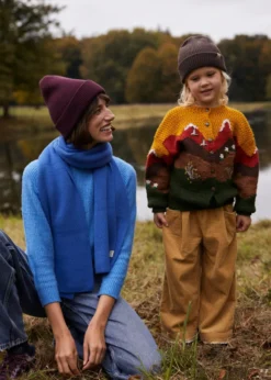 Makalyn Beanie Merinowoll‑Kindermütze