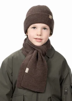 Makalyn Beanie Merinowoll‑Kindermütze