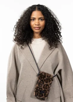 Malinna Phonebag Handytasche aus Kunstfell