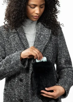 Malinna Phonebag Handytasche aus Kunstfell