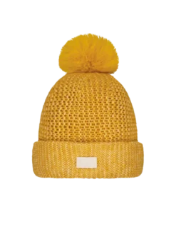 Meadew Beanie Mädchenhut mit Kunstpelz-Bommel