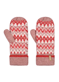 Nakarah Mitts Damen Fäustlinge mit Winterprint