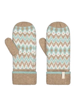 Nakarah Mitts Damen Fäustlinge mit Winterprint