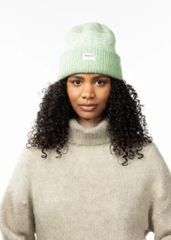 Negomba Beanie Damen Mütze mit Winterprint