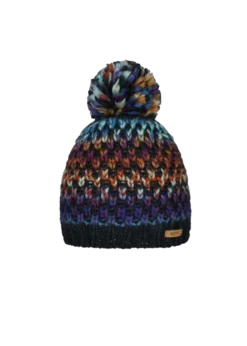 Nicole Beanie Bunte Bommelmütze für Damen