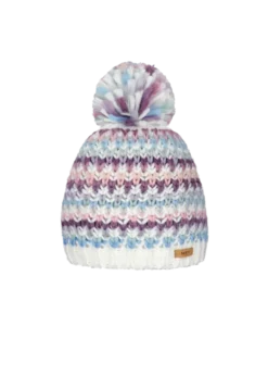 Nicole Beanie Bunte Bommelmütze für Damen