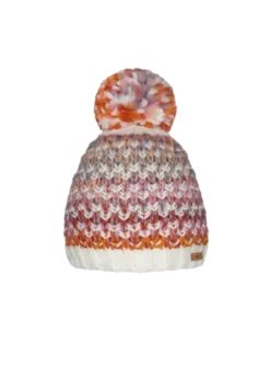 Nicole Beanie Bunte Bommelmütze für Damen