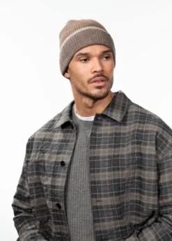 Pharon Beanie Herrenmütze mit Umschlag