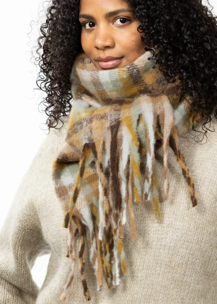 Plaity Scarf Bunt karierter Damenschal