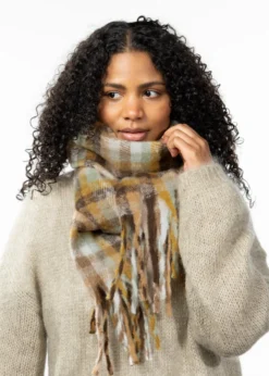 Plaity Scarf Bunt karierter Damenschal