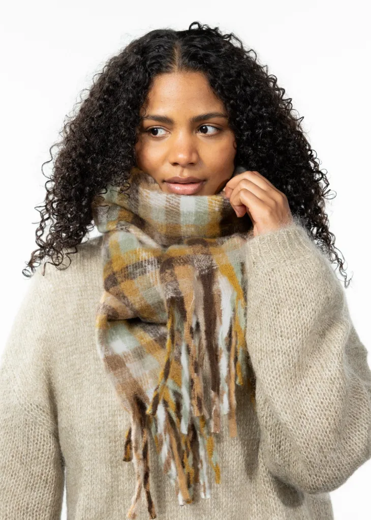 Plaity Scarf Bunt karierter Damenschal