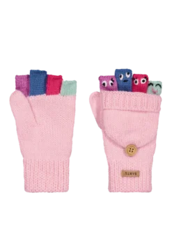 Puppet Bumgloves Fingerlose Fäustlinge für Mädchen