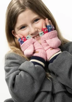 Puppet Bumgloves Fingerlose Fäustlinge für Mädchen