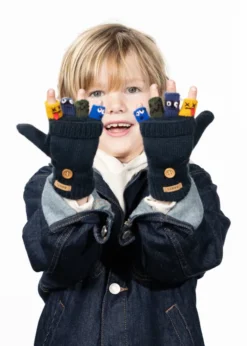 Puppeteer Bumgloves Fingerlose Fäustlinge für Jungs