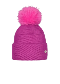 Rosamaria Beanie Damenhut mit Bommel