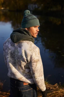 Seona Beanie Herrenmütze mit Pom