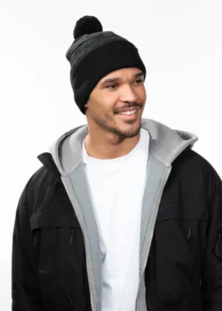Seona Beanie Herrenmütze mit Pom