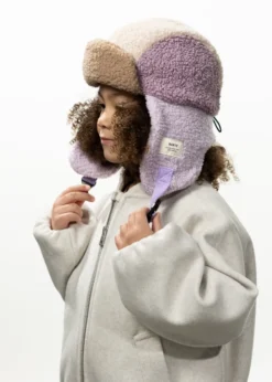 Shonite Bomber Kinder‑Bombermütze aus Teddy‑Fleece