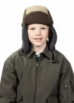 Shonite Bomber Kinder‑Bombermütze aus Teddy‑Fleece