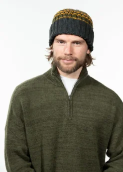 Stelviors Beanie Wintermütze mit Streifen