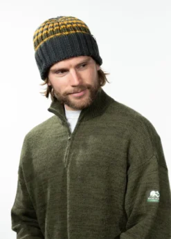 Stelviors Beanie Wintermütze mit Streifen