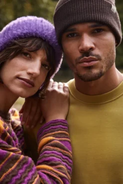 Stonel Beanie Feingestrickte Herrenmütze