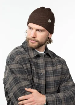 Stonel Beanie Feingestrickte Herrenmütze