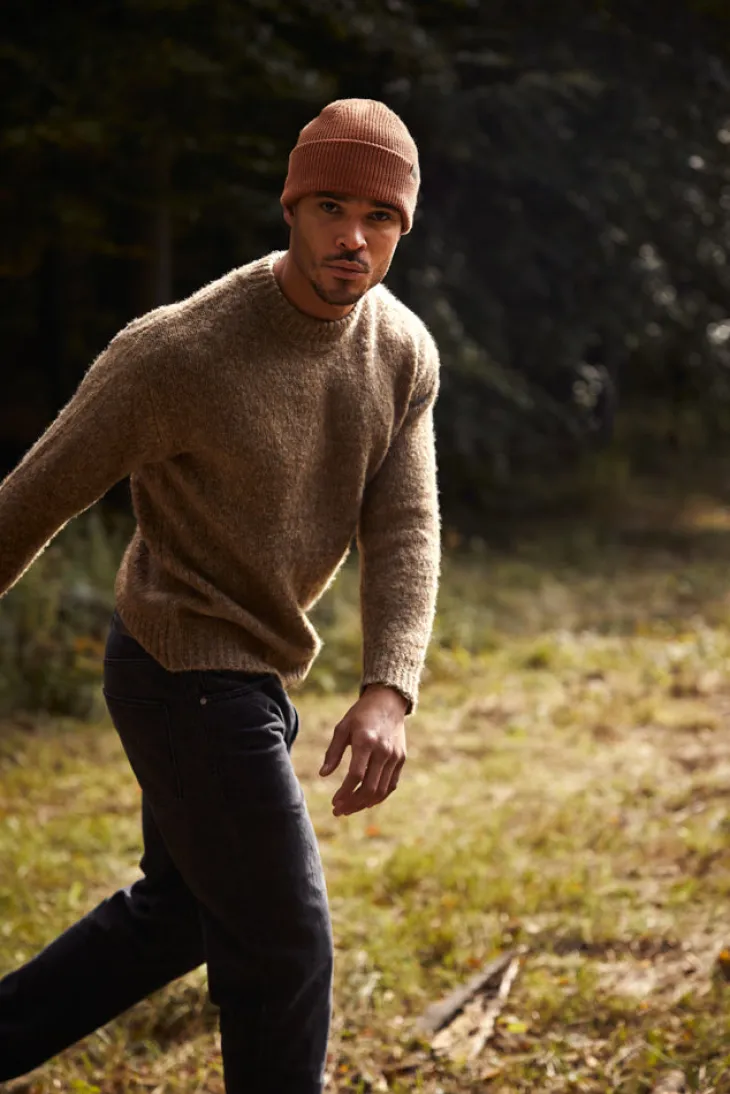 Stonel Beanie Feingestrickte Herrenmütze