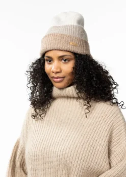 Suzam Beanie Feingestrickte Damenmütze