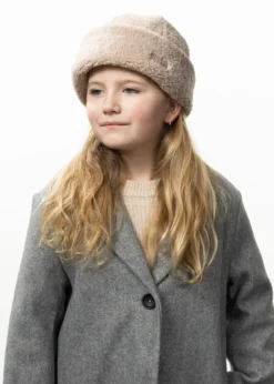 Teddybowie Hat Mädchenmütze aus Teddy‑Fleece