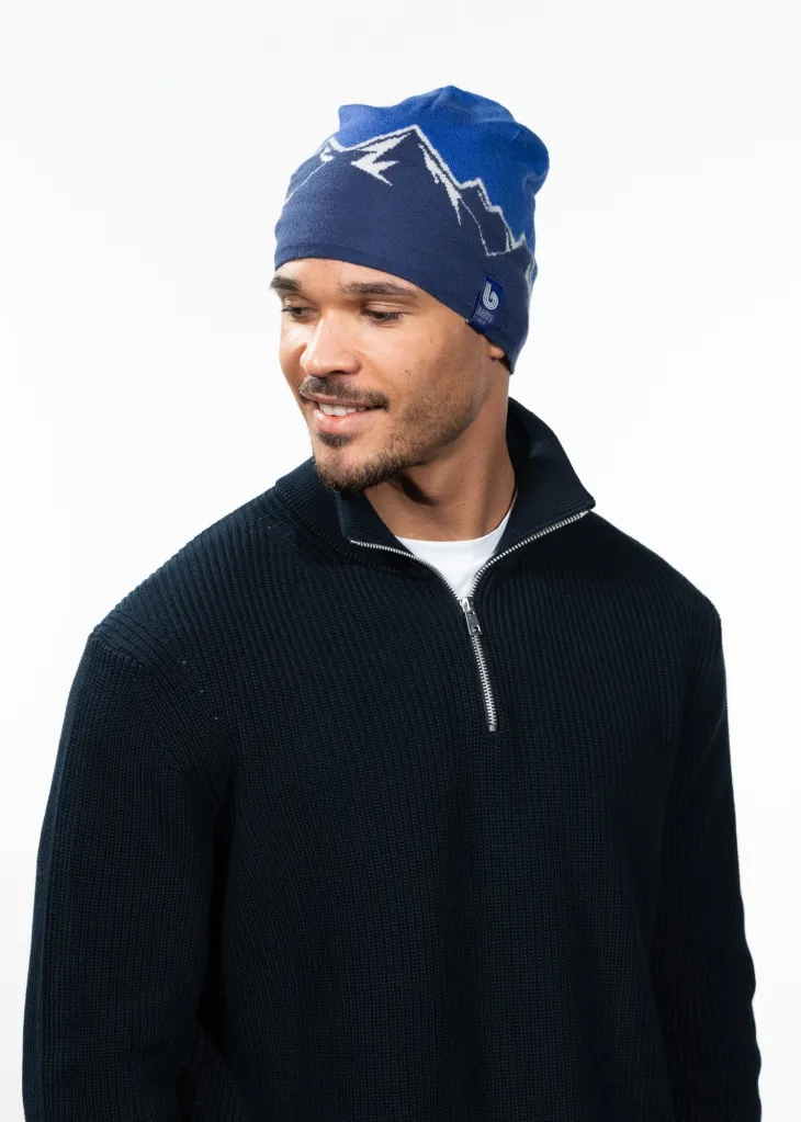 Timberline Beanie Herrenmütze mit Bergmuster