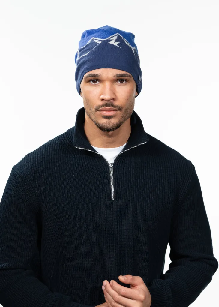 Timberline Beanie Herrenmütze mit Bergmuster