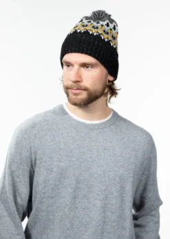 Tobles Beanie Wintermütze mit Bommel