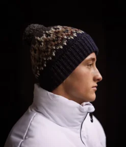 Tobles Beanie Wintermütze mit Bommel