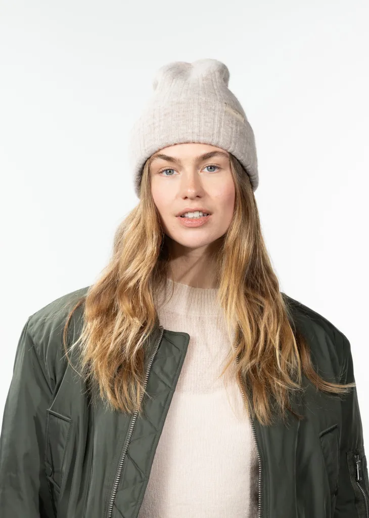 Torrina Beanie Damenmütze mit Alpakawolle