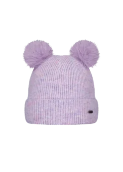 Ursama Beanie Mädchenmütze aus Kunstpelz mit Ohren