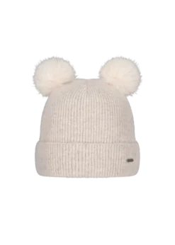 Ursama Beanie Mädchenmütze aus Kunstpelz mit Ohren